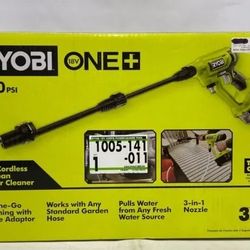 RYOBI RY120350 18V EZCLEAN 320 PSI CORDLESS BATTERY POWER PRESSURE W 