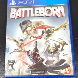 PS4  GAME BATTLEBORN ONLY OPEN NEVER USED ...