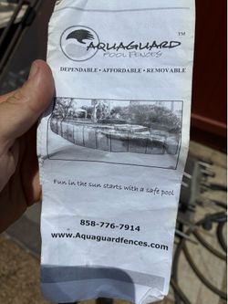 Aqua guard fencing /pool fencing/ fencing