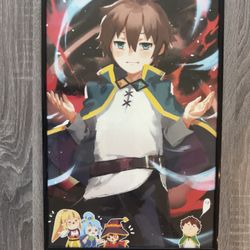 Kazumq-Konosuba Anime Wall Art - 12X18 Framed Poster