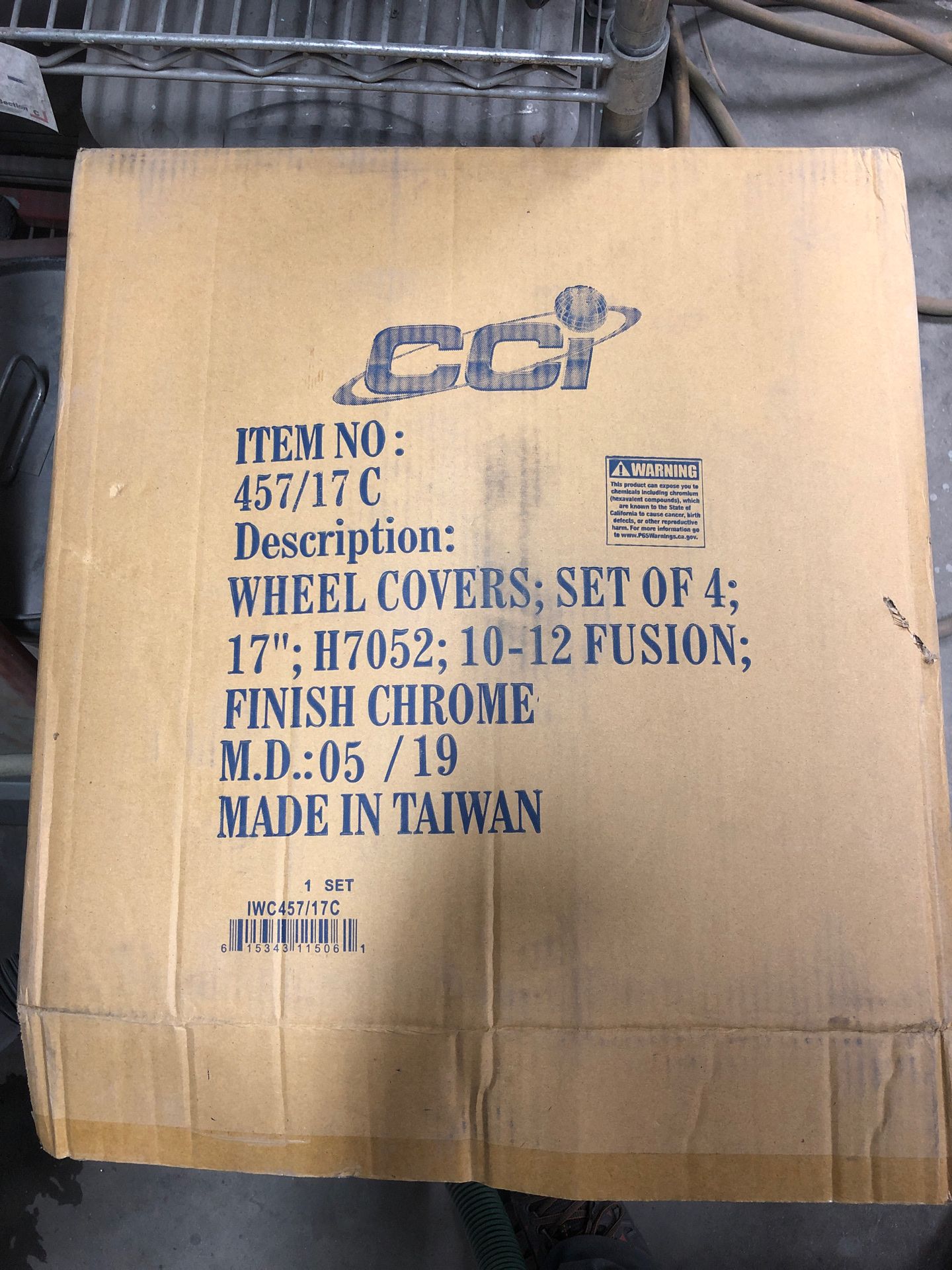 Ford Fusion 17” huh caps