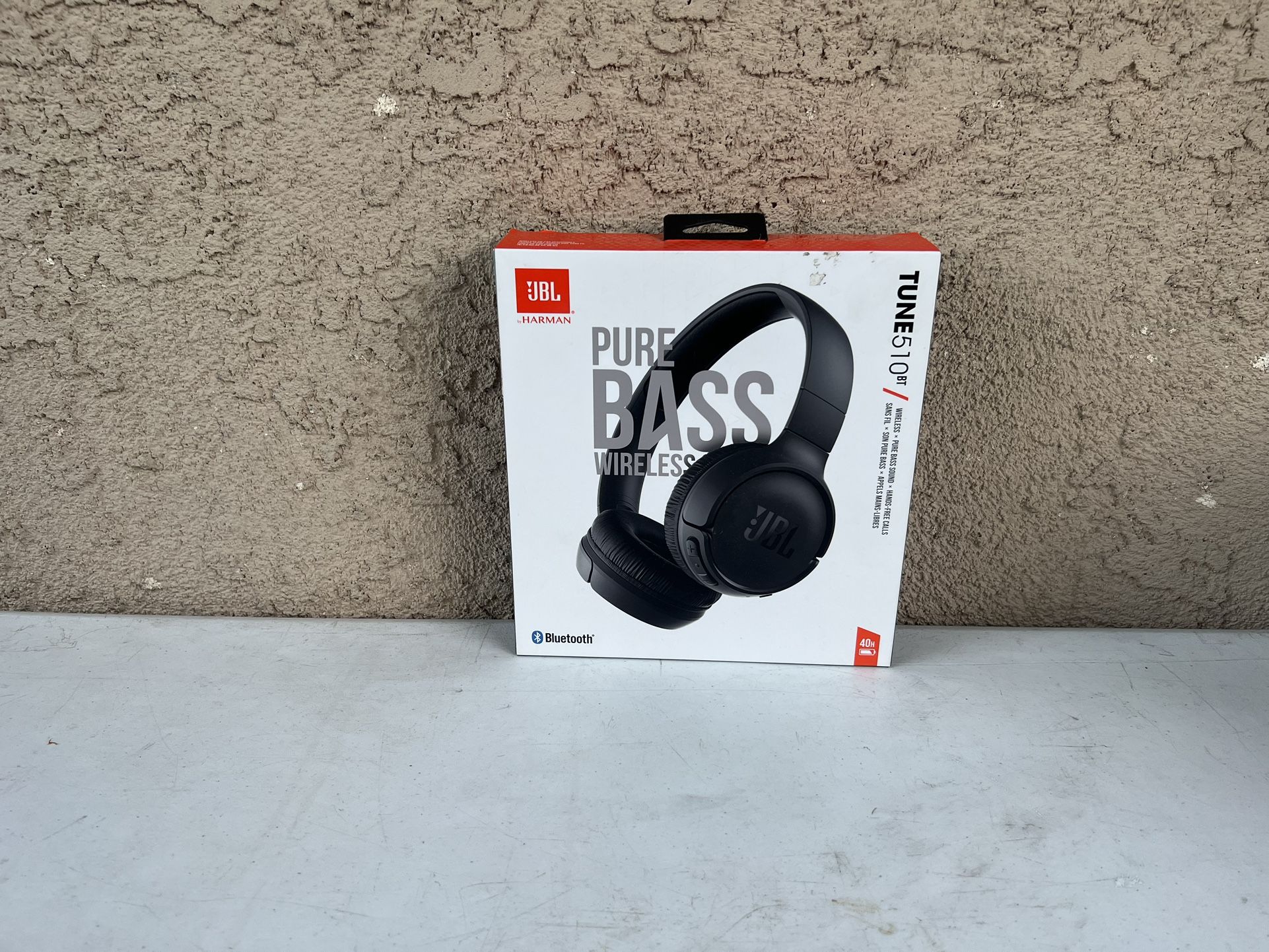 JBL Tune 510BT Pure Bass Wireless Headphones