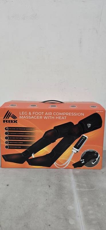 RBX Leg & Foot Air Compression Massager with Heat