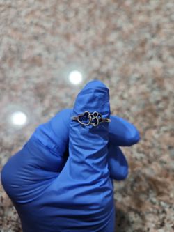 Dog lovers 925 sterling silver ring