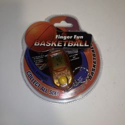 Finger Fun Basketball Electronic Handheld Game Excalibur Keychain Key Ring  