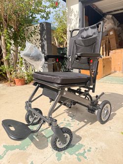 JiexoTri Folding Electric Wheelchair – 500W, Up to 15-Mile Range