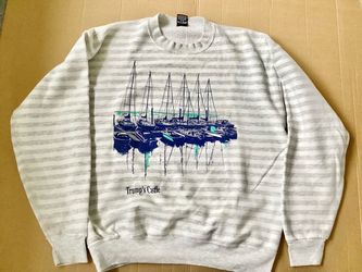 Vtg.1985 Trump Atlantic City Marina Sweatshirt Size XL  H.L. Miller Label Preowned
