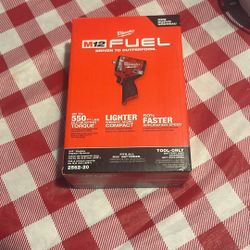 Brand New Milwaukee M12 Fuel Stubby Impact Wrench Up To 550ft-lbs (tool Only)sealed Package 