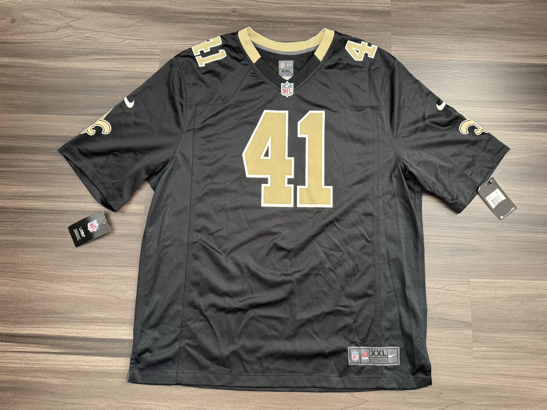 Nike New Orleans Saints Alvin Kamara #41 NFL On Field Game Home Jersey Men’s 2XL  100% authentic. Brand new with tags. MSRP $150  This product is a Ni