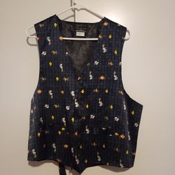Vintage 1993 Looney Tunes Mania Vest, Mens Sz Small, $25, Pls Read Description!