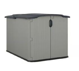 4 ft. x 6 ft. Resin Horizontal Storage Shed