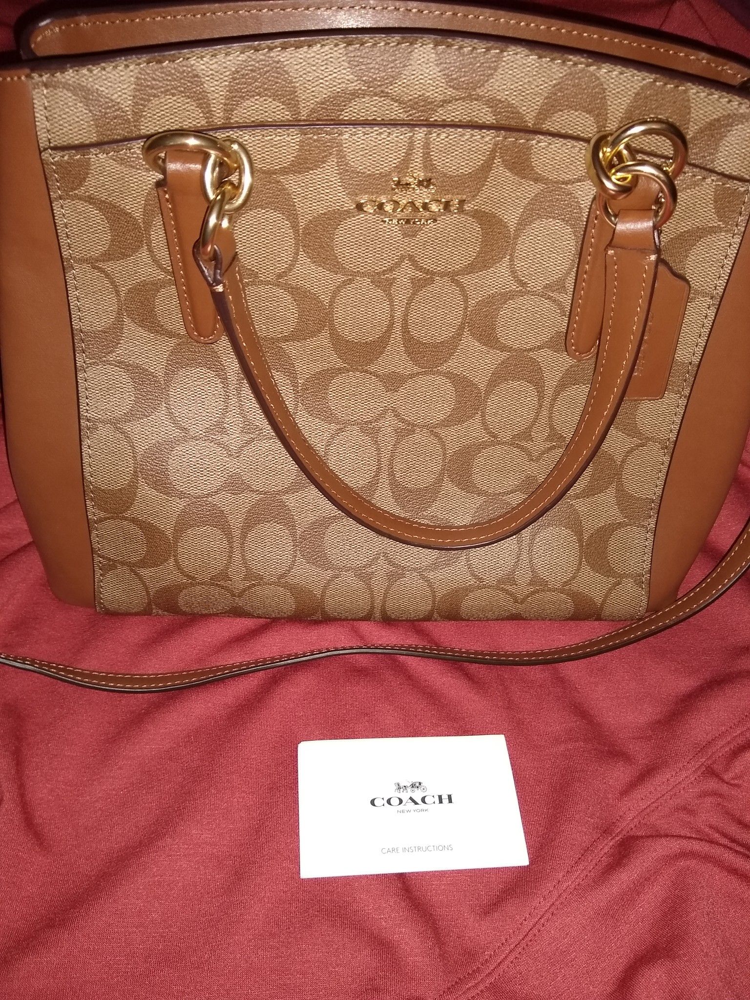 New authentic Coach purse