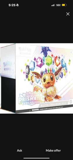 Prismatic Evolutions elite trainer box ETB