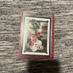 Tony Gonzalez On Card Signature Fleet Premium