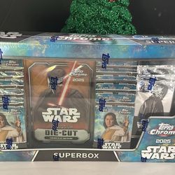 2025 Topps Chrome Starwars SuperBox 