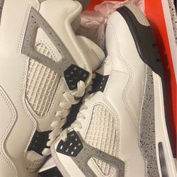 Jordan 4 White Cement