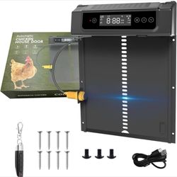 Solar Chicken Coop Door with Remote Control
