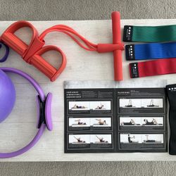 10 Piece Gym/Workout/Mat Pilates Equipement