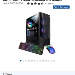 iBUYPOWER - TraceMesh Gaming Desktop – Intel Core i7-13700F – 16GB Memory – NVIDIA GeForce RTX 3060 8GB – 1TB NVMe - Black