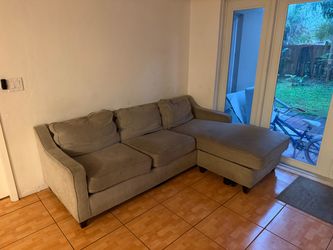 LShaped grey couch