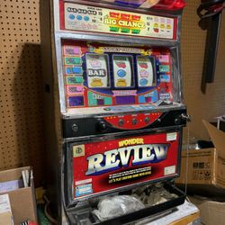 Slot Machine. Key And Coins Included. Still Works Perfectly.