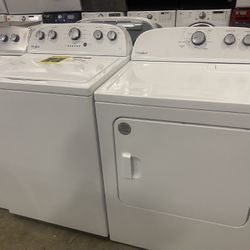 WHIRLPOOL XL CAPACITY WASHER & DRYER ELECTRIC SET WARRANTY ATTACHMENTS DELIVERY 