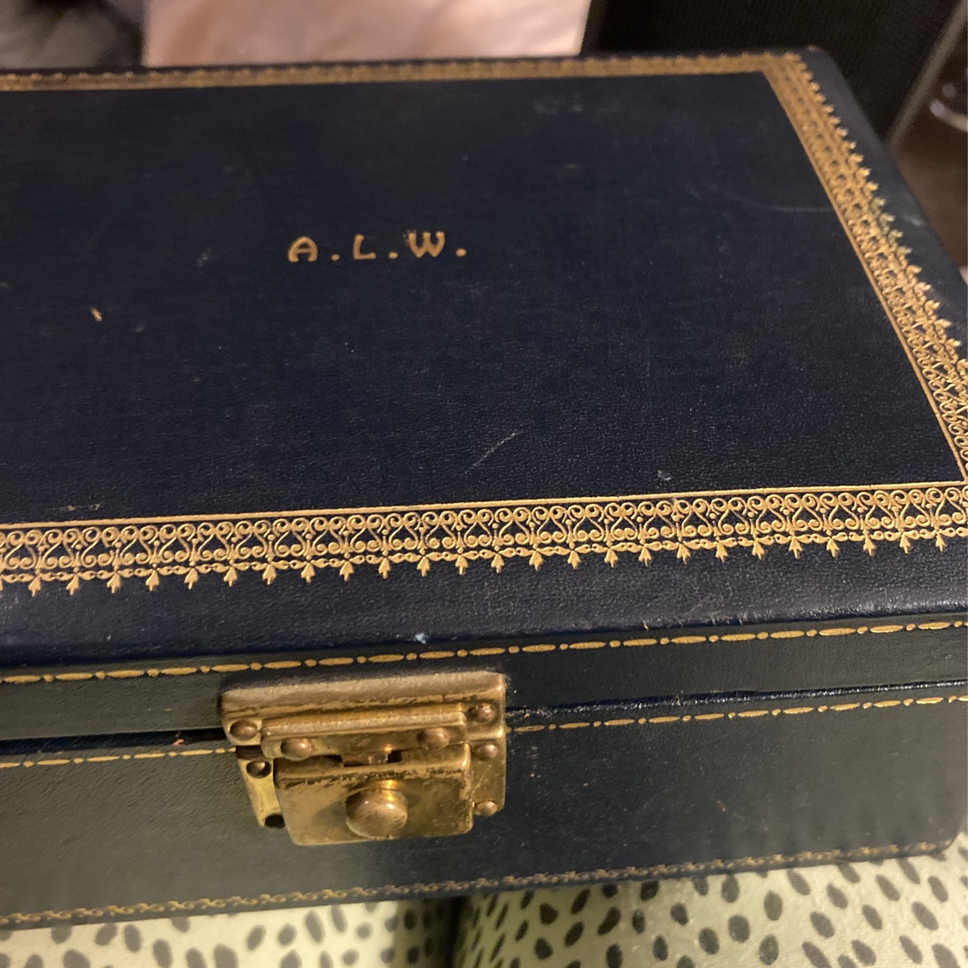 Mid Century Small Rumpp Jewelry Box