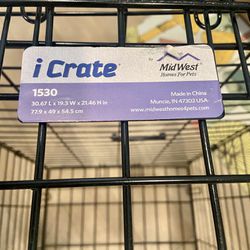 Large Dog crate I crate brand