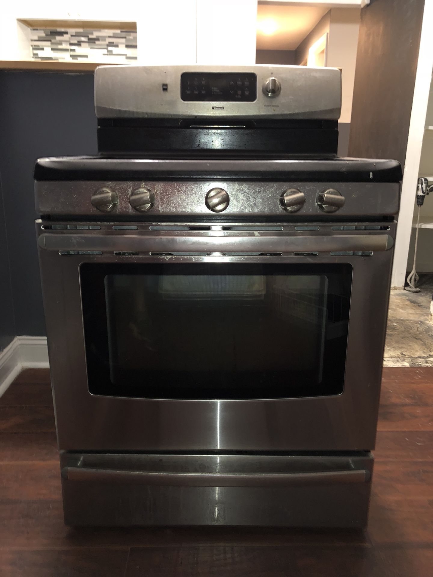 Gas stainless steel stove