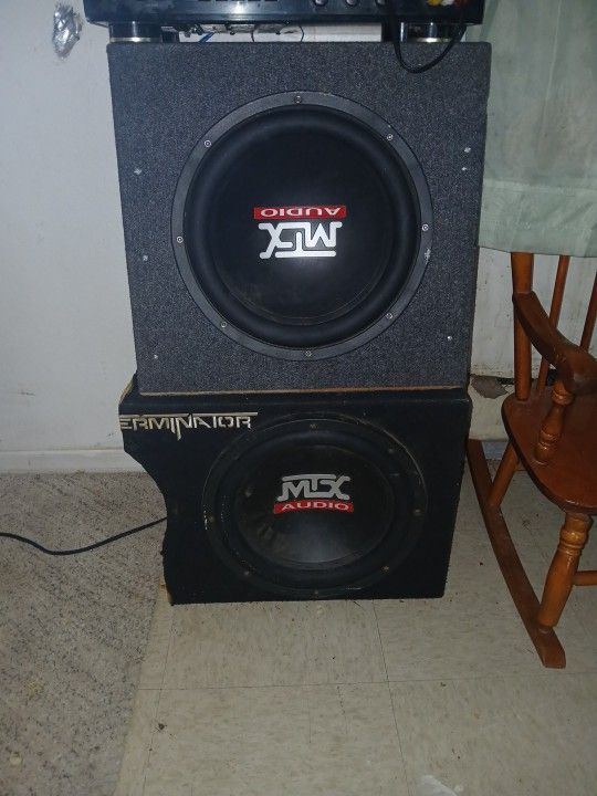 2 12in Speakers