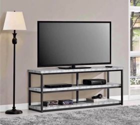 TV Stand for TVs up to 65", Light Concrete,Entertainment Center