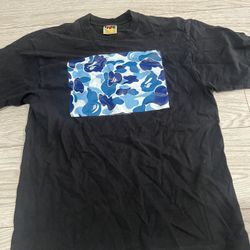 Bape Box Logo Camo Tee Size L
