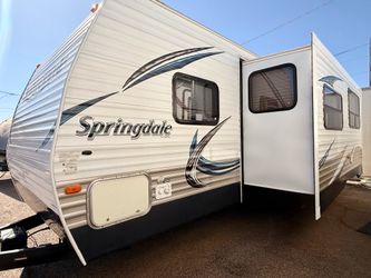 2013 Springdale Travel Trailer 32Ft With Large Slideout Bunkhouse