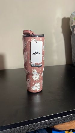 32 Oz Floral Ghost  Stainless Steel