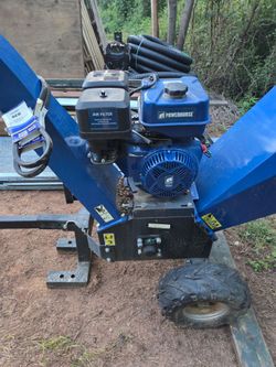Powerhorse Towable Wood Chipper/Shredder, 420cc OHV Engine, 5in. Chipping Capacity
