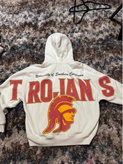 Never been worn Hollister Trojans hoodie men’s size large.