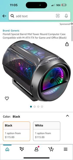 Vetroo K2 Boombox Tower Case