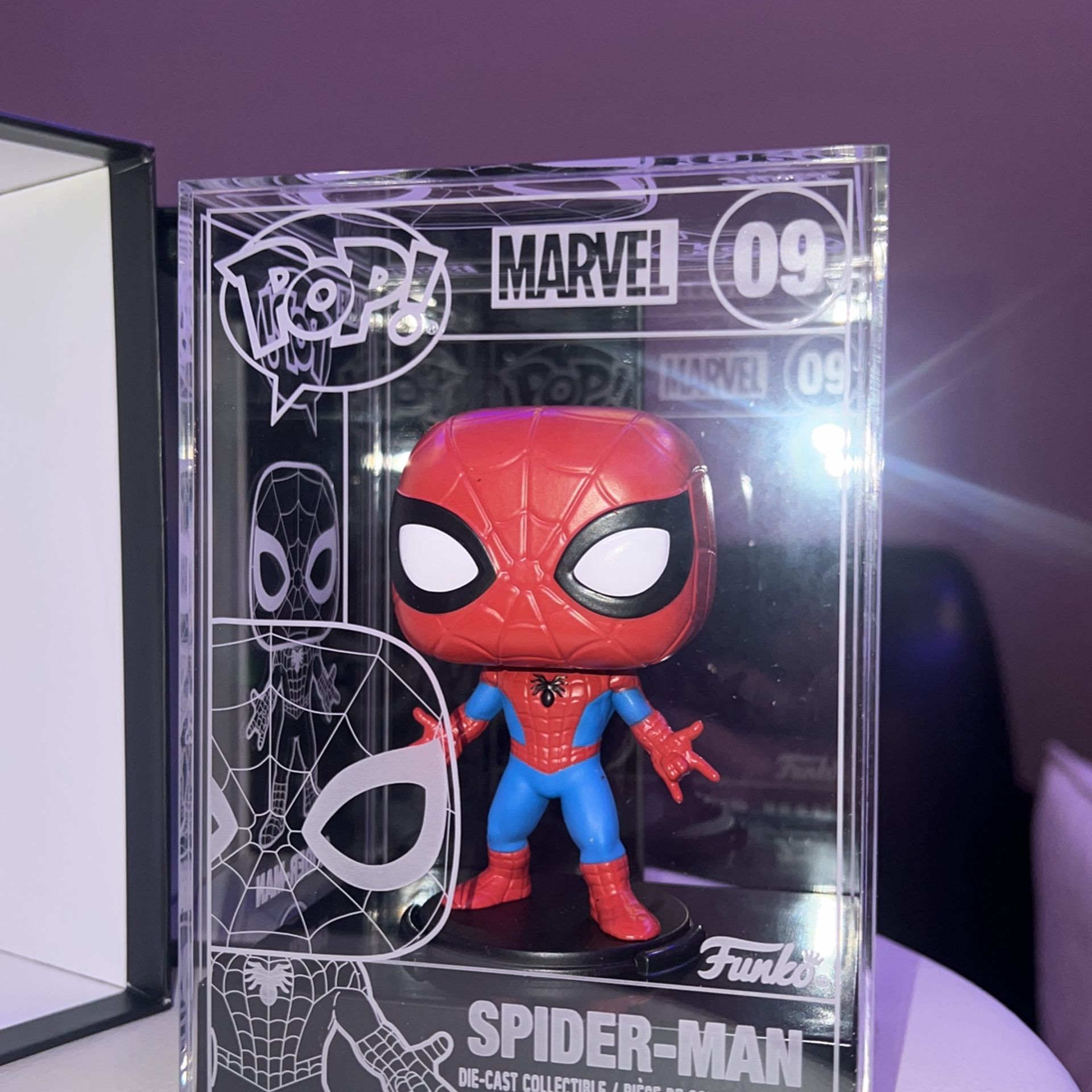 Spider-Man Die-Cast Funko Pop Collectible 09