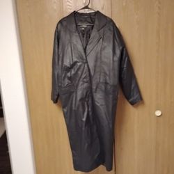 Women's Genuine Leather Coat Size Small