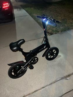 Black Electric Bike