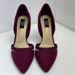 Jones NY Burgundy Heels 7 