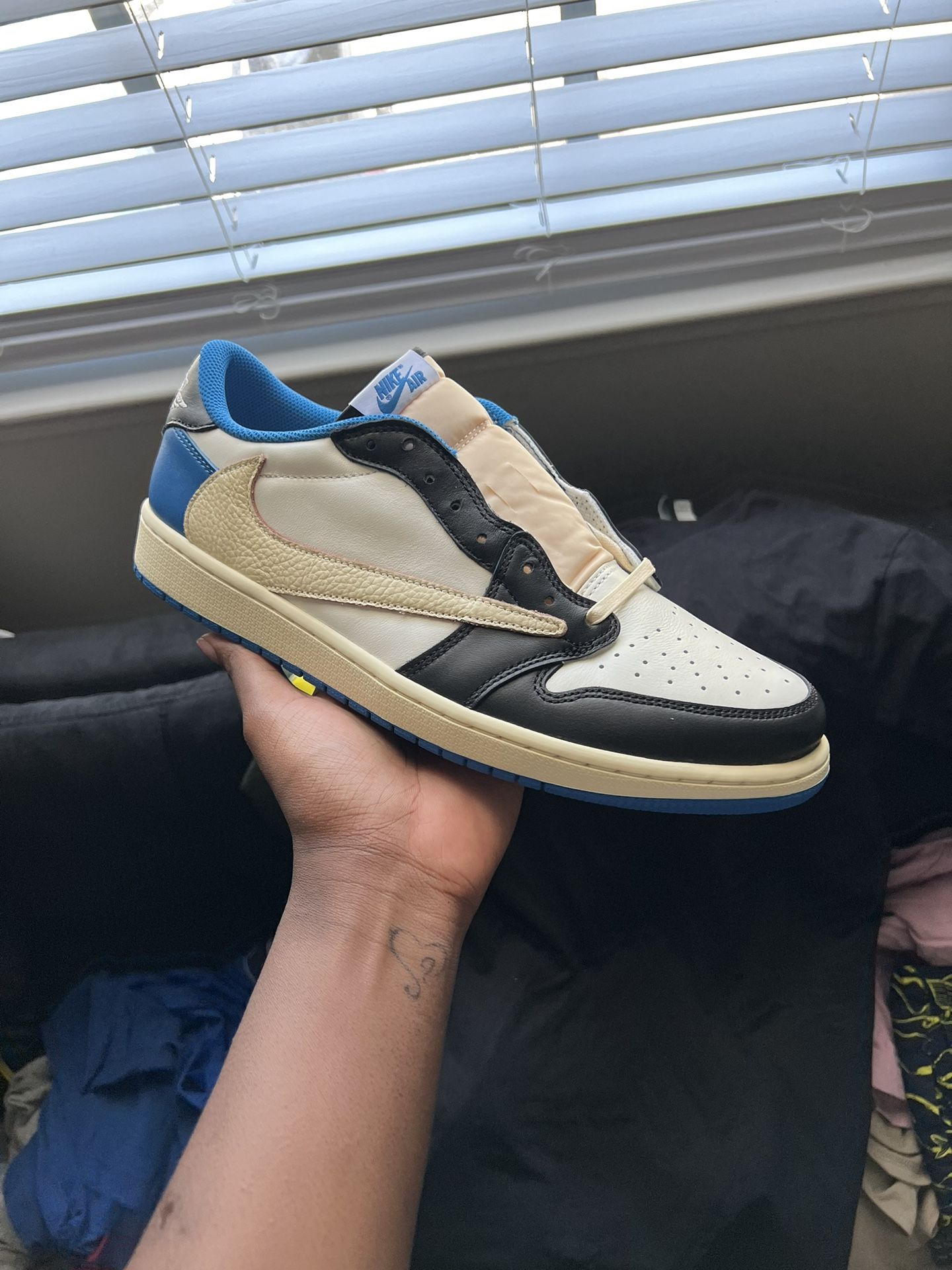 Jordan 1 Low Fragment X Travis Scott (Size 12)