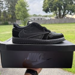Travis Scott x Air Jordan 1 Retro Low OG SP PS 'Black Phantom'