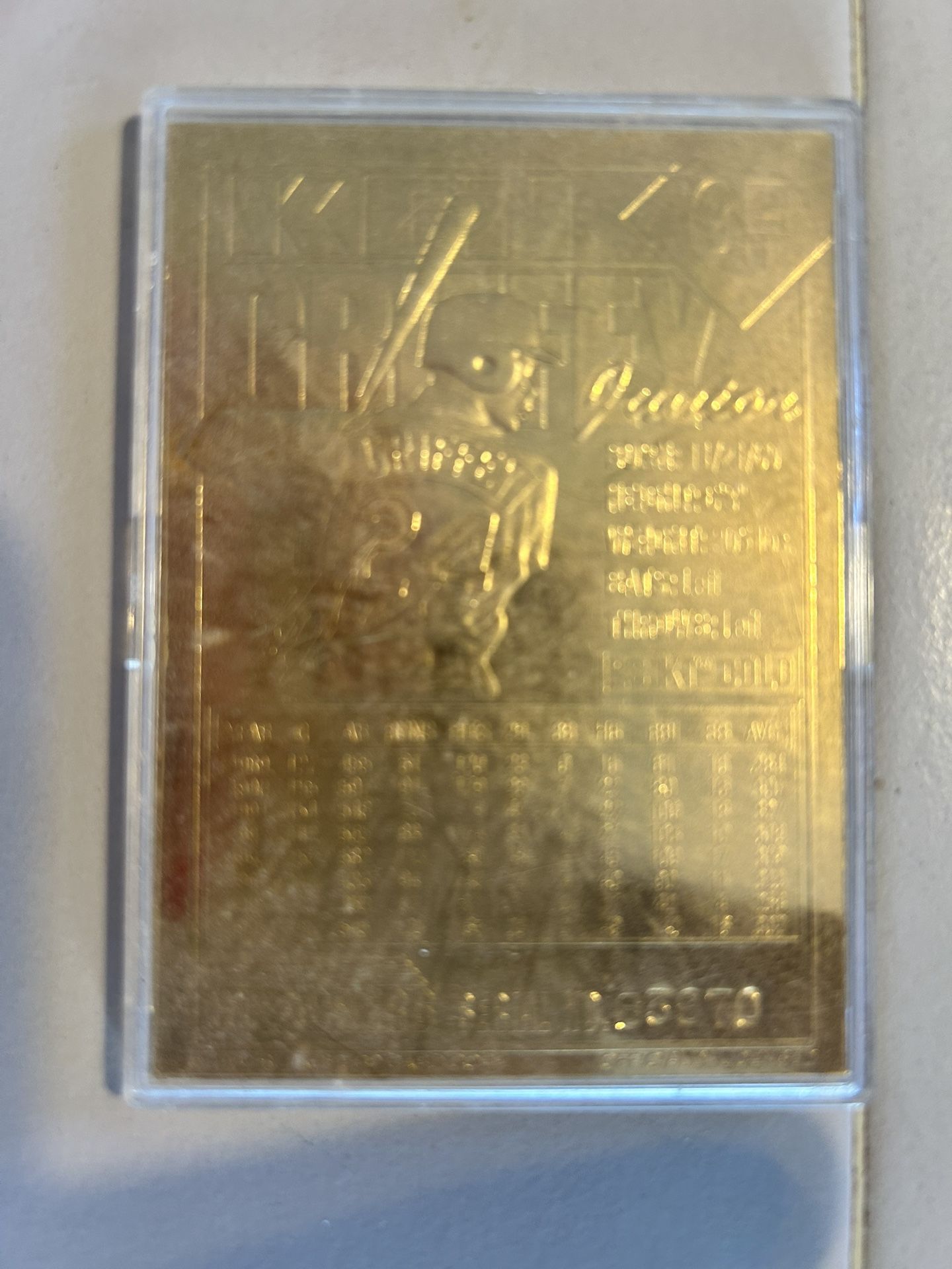 Ken Griffey Baseball Card