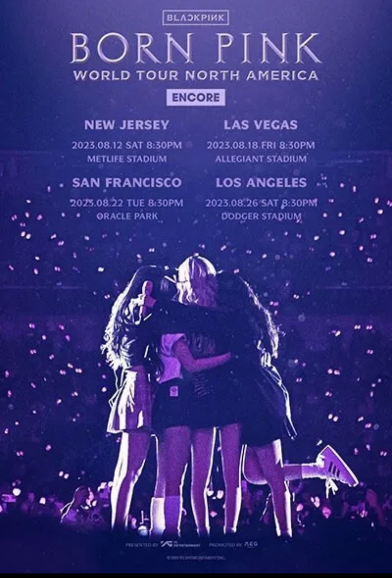 2x Blackpink Tickets -Front Row @ MetLife Stadium on August 12th - Saturday