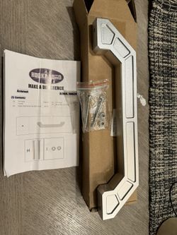 thumbnail image 2 of Hooke Road Passenger Side Grab Handle For Jeep Wrangler TJ 1997-2006 - Aluminum Grab Bar, Easy Bolt-On 2 of 4