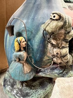 Alice & Caterpillar Wonderland inspired Ceramic Jug