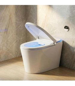 Brand New Vipbear Tankless Smart Toilet with Foam Shield, Built-in Booster Pump for Low Pressure, Auto Open/Close Lid, Blackout Flush, Heated Seat, Fo