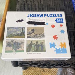 4 Brand New Jigsaw Puzzles 3 Vincent Van Gogh 500 Pieces