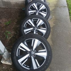 Set Of 19" Nissan Rouge Rims And Tires 